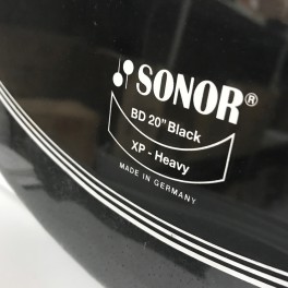 Sonor XP X-TRA Power Black 20" BD20-8H Heavy Parche de bombo