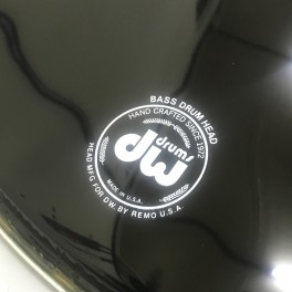 DW GB20K Parche de bombo 20" negro